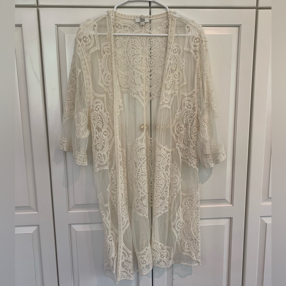 beautiful lace robe